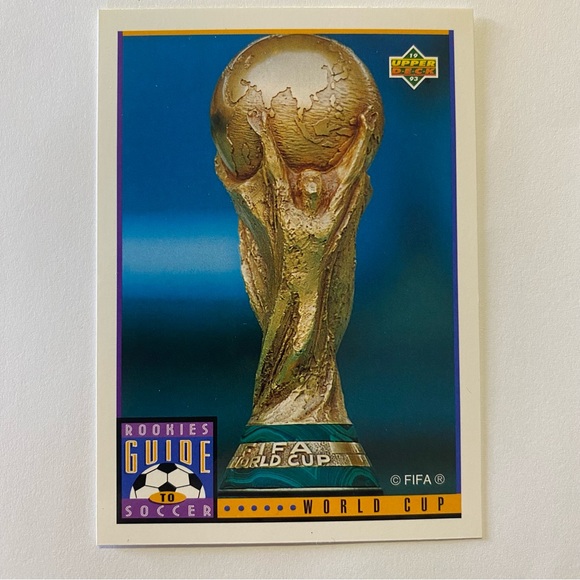 RARE FIFA WORLD CUP TROPHIE CARD.  MINT!!! - Picture 1 of 2